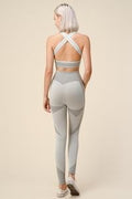 Thumbnail of Cross Back Sports Bra Activewear pants Set