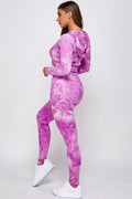 Thumbnail of Tie Dye Cropped Hoodie AND LEGGING SET