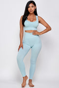 Thumbnail of TWO PIECE PADDED BRA AND YOGA LEGGINGS SET