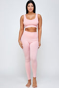 Thumbnail of TWO PIECE PADDED BRA AND YOGA LEGGINGS SET