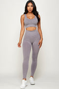 Thumbnail of TWO PIECE PADDED BRA AND YOGA LEGGINGS SET