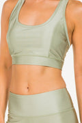 Thumbnail of SHEEN FINISH SPORTS BRA and BIKER SHORT SET