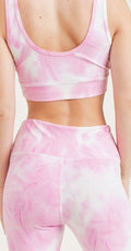 Thumbnail of CLOUD TIE DYE SPORTS BRA AND  LEGGING SET