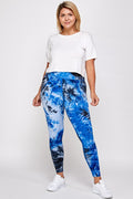 Thumbnail of PLUS SIZE High rise Tie Dye Active Leggings