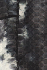 Tie dye print bodycon jumpsuit