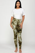Thumbnail of High Waist Tie Dye Brushed Leggings