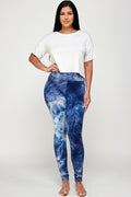 Thumbnail of High Waist Tie Dye Brushed Leggings