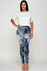 High Waist Tie Dye Brushed Leggings