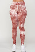 Thumbnail of High Waist Tie Dye Brushed Leggings
