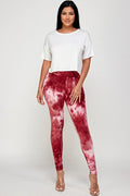 Thumbnail of High Waist Tie Dye Brushed Leggings