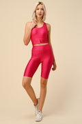 Thumbnail of SHINY ACTIVE SPORT BRA BIKER SHORT SETS