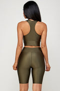 Thumbnail of SHINY ACTIVE SPORT BRA BIKER SHORT SETS