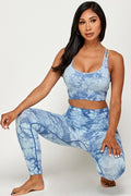 Thumbnail of TIE DYE PADDED BRA TANK TOP AND YOGA PANTS SET