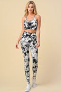 Thumbnail of TIE DYE PADDED BRA TANK TOP AND YOGA PANTS SET