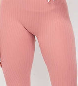 SOLID NYLON RIBBED SEAMLESS SPAGETTI STRAP CATSUIT