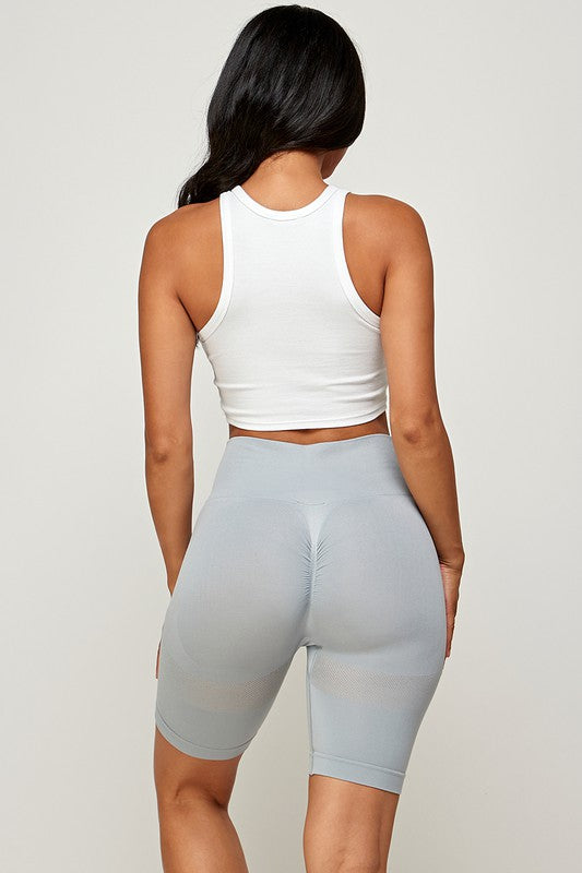 ADULT SEAMLESS BODY CONTOUR BIKER SHORT