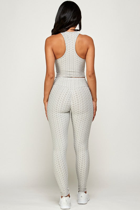 Textured BUTT LIFTED TWO PC SET