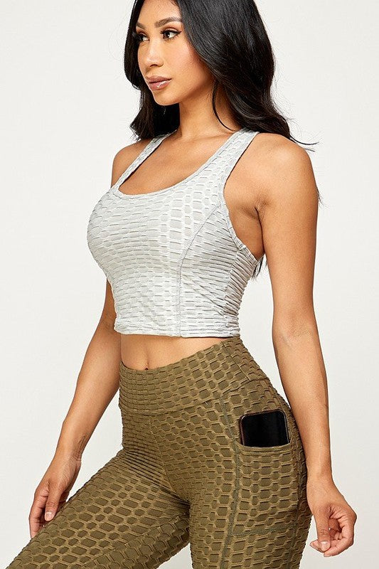 PLUS SIZE BUTT LIFT CAPRI LEGGINGS