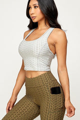 PLUS SIZE BUTT LIFT CAPRI LEGGINGS