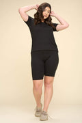 Thumbnail of PLUS SIZE TWO PIECE BIKER SHORT SETS