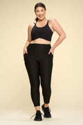 Thumbnail of PLUS SIZE Honeycomb BUTT LIFTED LEGGINGS