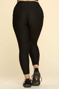 Thumbnail of PLUS SIZE Honeycomb BUTT LIFTED LEGGINGS