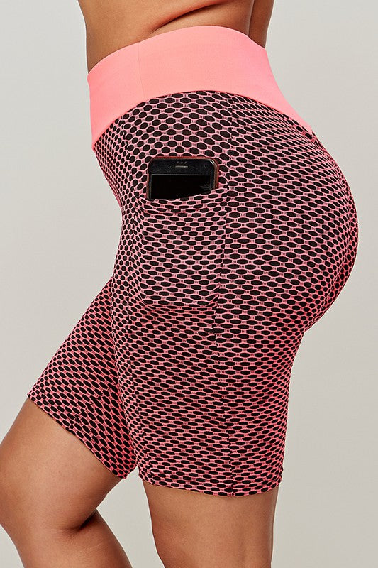 HIGH WAIST SCUNCH BUTT LIFTED TIK TOK BIKER SHORTS