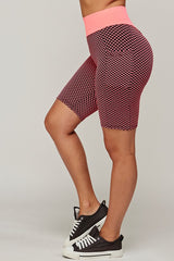 HIGH WAIST SCUNCH BUTT LIFTED TIK TOK BIKER SHORTS