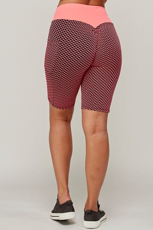 HIGH WAIST SCUNCH BUTT LIFTED TIK TOK BIKER SHORTS