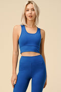 Thumbnail of PADDED BRA CROP TANK TOP WITH BIKER SHORT SET