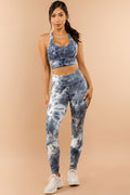 Thumbnail of TWO PIECE TIE DYE SPORTS BRA CROP AND LEGGING SET