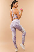 Thumbnail of TWO PIECE TIE DYE SPORTS BRA CROP AND LEGGING SET