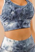 Thumbnail of TWO PIECE TIE DYE SPORTS BRA CROP AND LEGGING SET