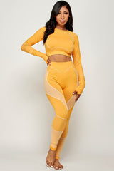 ACTIVE CROP SET AND  LEGGINGS SET