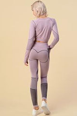 ACTIVE CROP SET AND  LEGGINGS SET