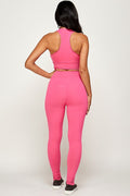 Thumbnail of RACER BACK TIE BRA LEGGING SET