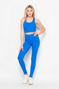 Thumbnail of RACER BACK TIE BRA LEGGING SET