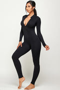 Thumbnail of ZIPPER CENTER LONG SLEEVE S SEAMLESS JUMPSUIT