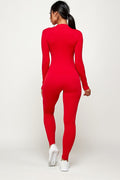Thumbnail of ZIPPER CENTER LONG SLEEVE S SEAMLESS JUMPSUIT