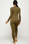 Thumbnail of ZIPPER CENTER LONG SLEEVE S SEAMLESS JUMPSUIT