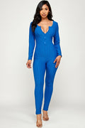 Thumbnail of Textured bodycon jumpsuit
