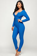 Thumbnail of Textured bodycon jumpsuit