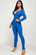 Thumbnail of Textured bodycon jumpsuit