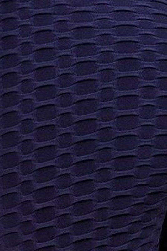 Textured bodycon jumpsuit