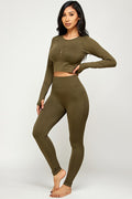 Thumbnail of SEAMLESS ACTIVE SET CROP AND LEGGING SET