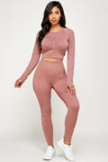 Thumbnail of SEAMLESS ACTIVE SET CROP AND LEGGING SET