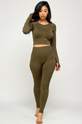 Thumbnail of SEAMLESS ACTIVE SET CROP AND LEGGING SET