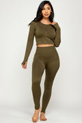 Thumbnail of SEAMLESS ACTIVE SET CROP AND LEGGING SET