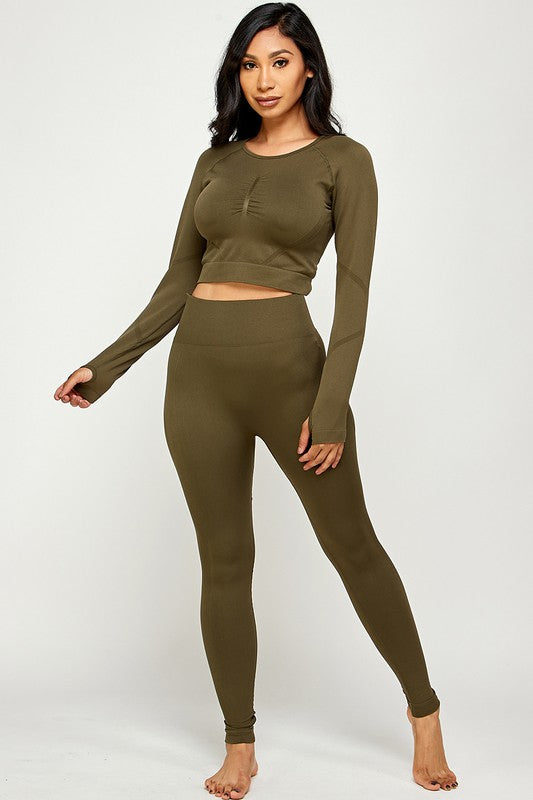 SEAMLESS ACTIVE WEAR SET