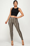 Thumbnail of Plaid print and PU